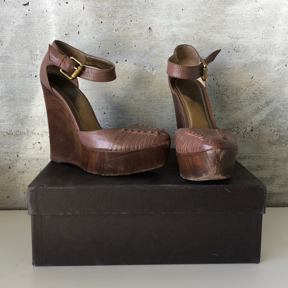 Bottega Veneta Hircus Kid Platform Heel 36.5